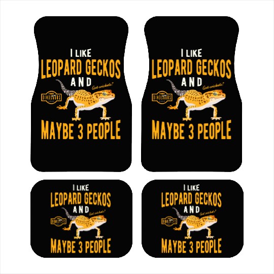 Leopard Gecko Lizard Car Mats