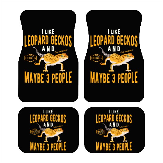 Leopard Gecko Lizard Car Mats
