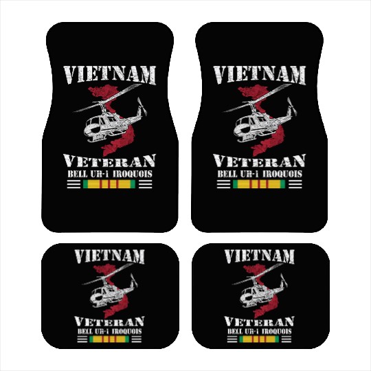 UH1 Vietnam Veteran Car Mats