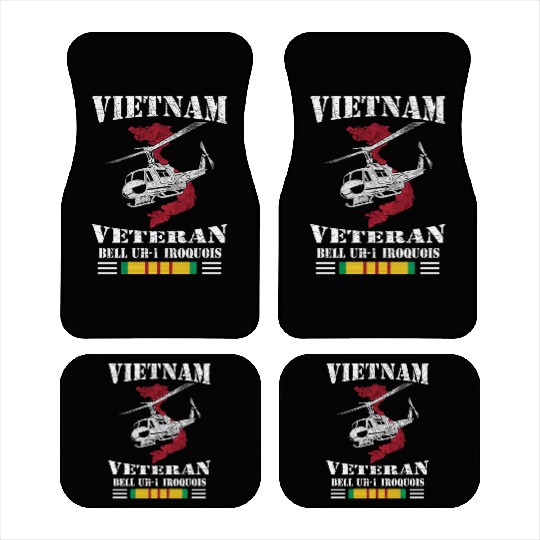 UH1 Vietnam Veteran Car Mats