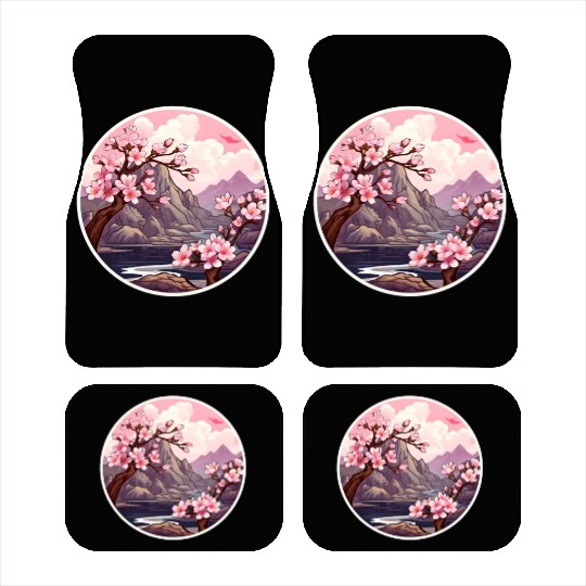 Cherry Blossom Tree Car Mats