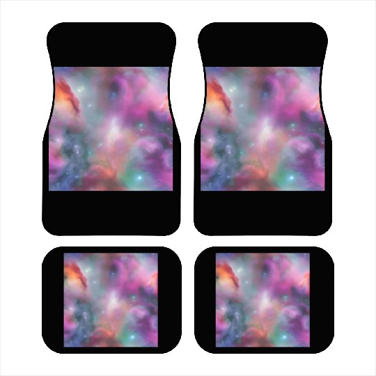 Galaxy nebula abstract design Car Mats