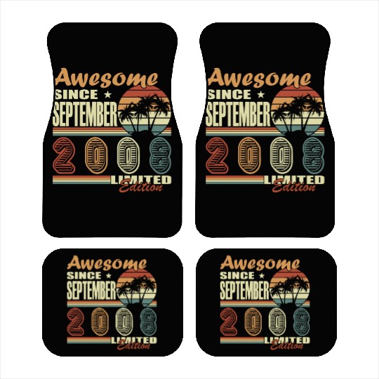 september 2005 Anniversary september 2005 septembe Car Mats