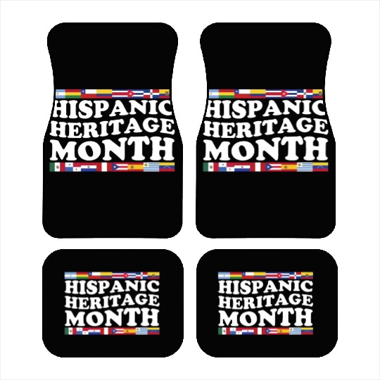 Hispanic Heritage Month Funny Hispanic Spanish Car Mats