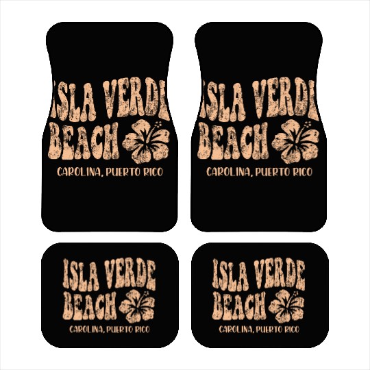 Isla Verde beach Carolina Puerto Rico Car Mats