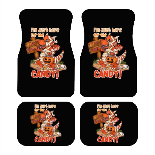 I'm Just Here For Candy Halloween Dragon Mummy Car Mats