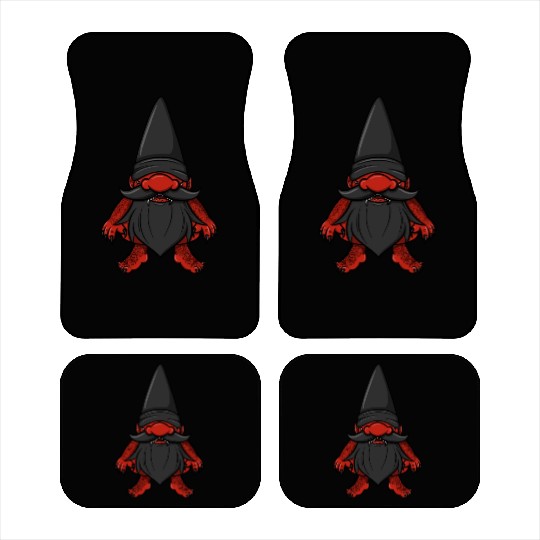 Nain Rouge Of Detroit Michigan Gnome Cryptid Lover Car Mats