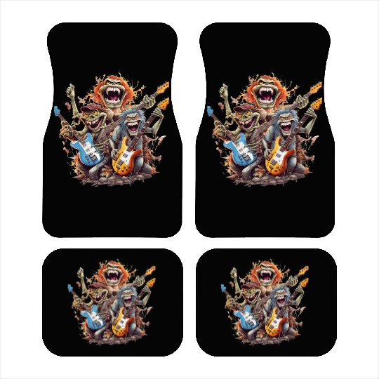 Monsters of Rock and Roll for Music enthusiasts Car Mats