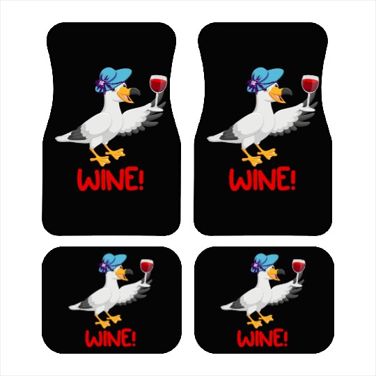 Seagull Car Mats Wine Lover North German Seagulls