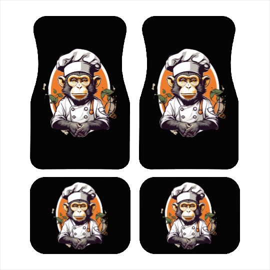 monkey chef Car Mats