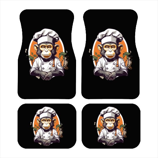monkey chef Car Mats