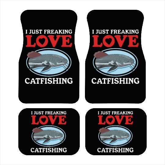 Catfish Fishing Love Catfishing Car Mats