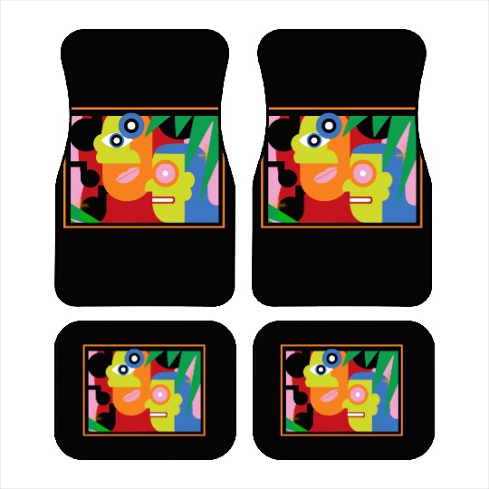 graphic design art Car Mats
