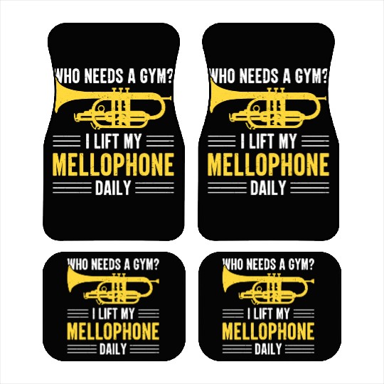 Mellophonist Musical Instrument Orchestra Car Mats