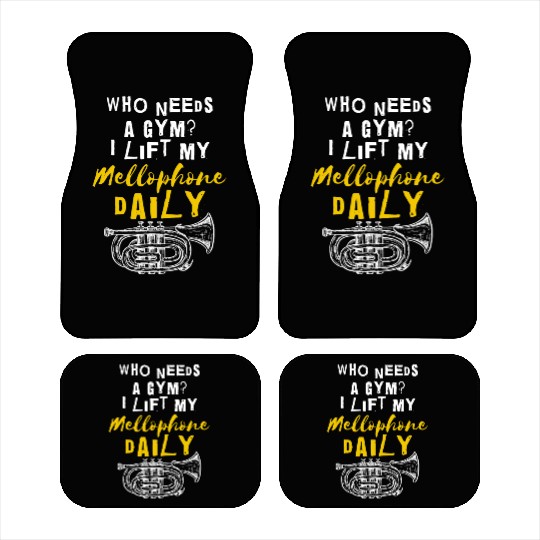 Mellophonist Musical Instrument Orchestra Car Mats