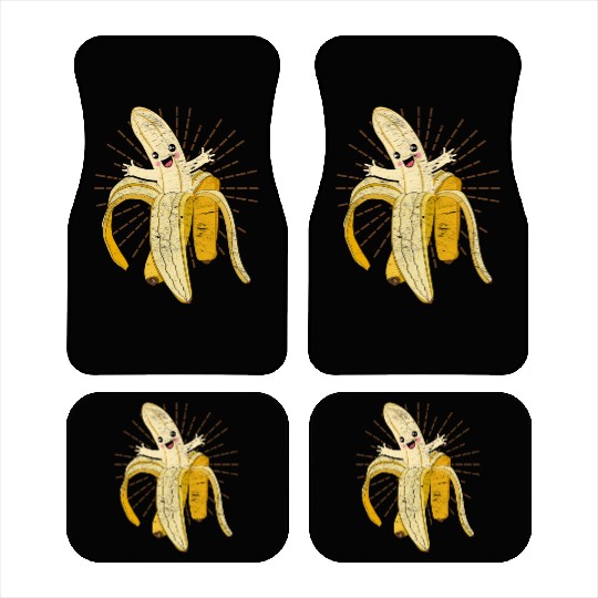 Banana lover fruit gift cute banana Car Mats