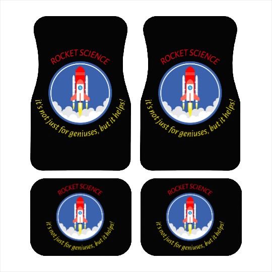 Rocket Scientist Car Mats