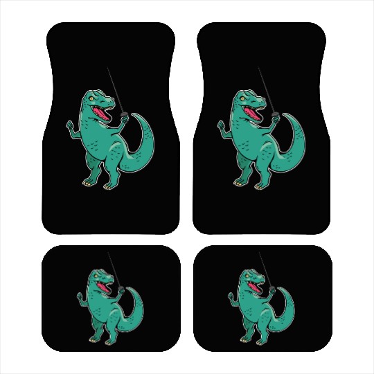 Funny Dinosaur Fencing Humor For A Trex Dino Lover Car Mats