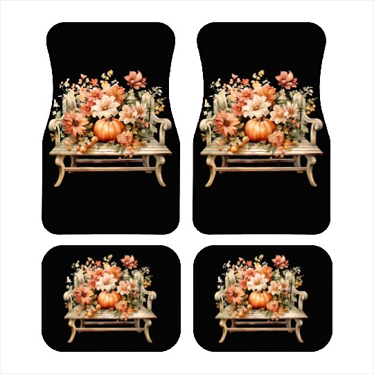 Wild Flowers Car Mats Design - Funny gift