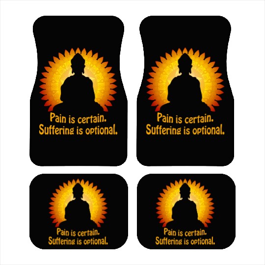 Buddha Yoga Mandala Meditation Buddhism Namaste Car Mats