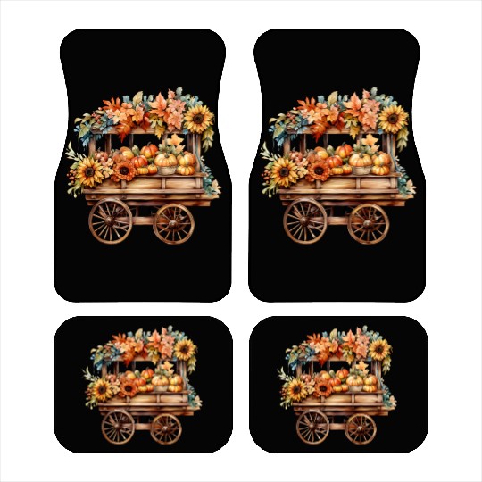 Wild Flowers Car Mats Design - Funny gift