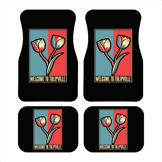 Tulip Gardening Tulips Car Mats