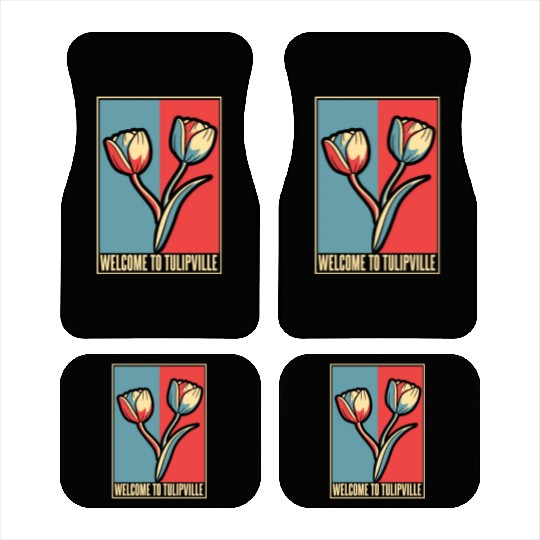 Tulip Gardening Tulips Car Mats