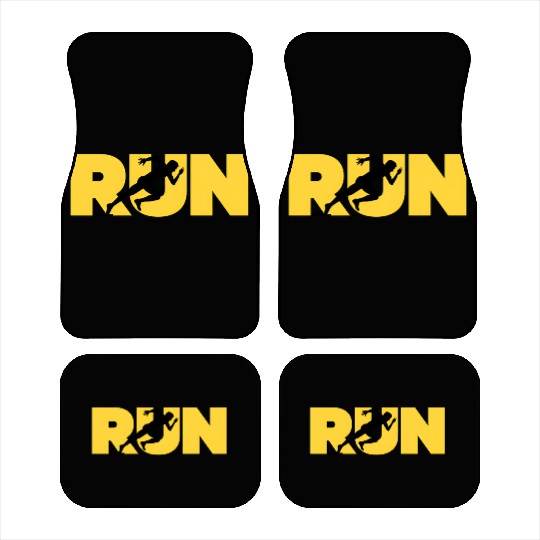 Run running fitness sport lovers gift Car Mats