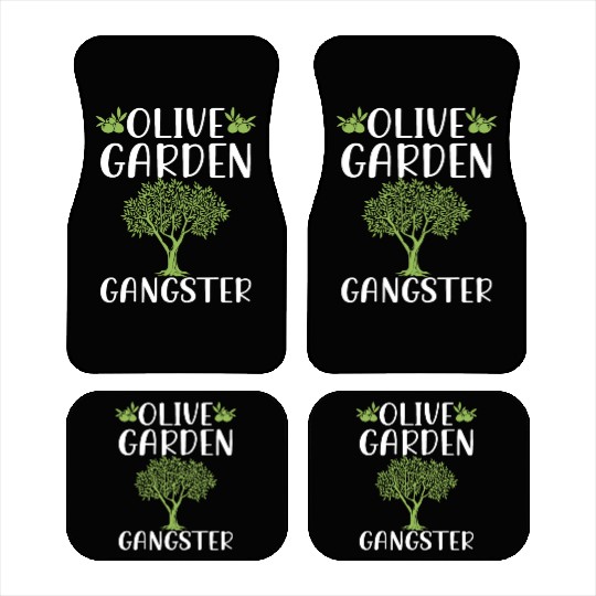 Olive Garden, Gardening, Olive Graphic Car Mats