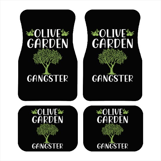 Olive Garden, Gardening, Olive Graphic Car Mats