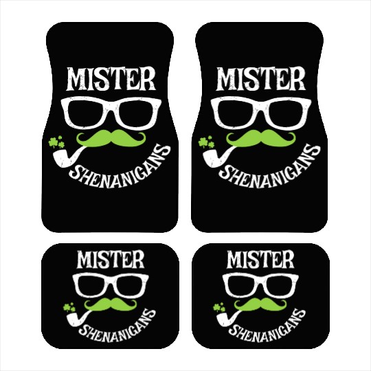 Mister Shenanigans Funny St. Patrick's Day Gift Car Mats