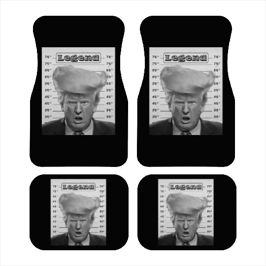 TRUMP LEGEND - FUNNY DESIGN OF DONALD TRUMP ARREST Car Mats