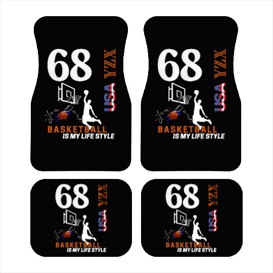 Basketball is my lifestyle Car Mats