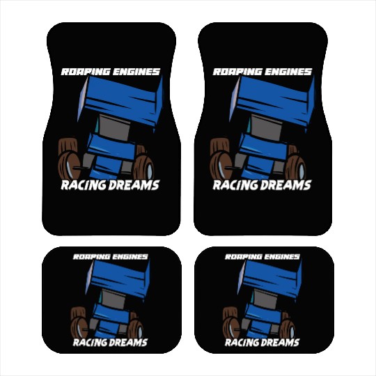 Sprint Car Mom Dirt Track Racing Racing Race Day Car Mats