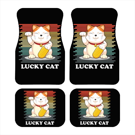 Lucky Cat - Maneki Neko Car Mats