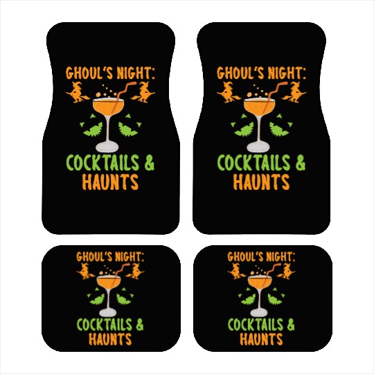 Ghouls' Night: Cocktails & Haunts Halloween Car Mats
