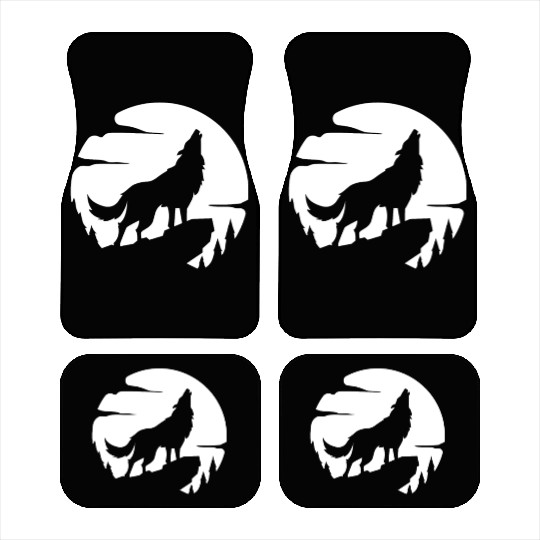 Wolf Howl Wilderness Wildlife Car Mats