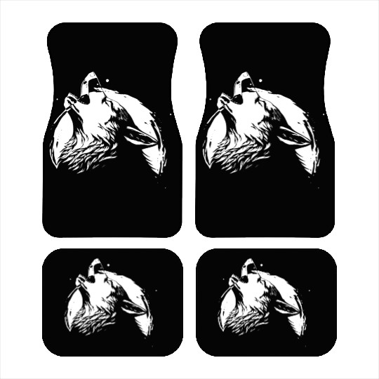 Wolf Howl Wilderness Wildlife Car Mats