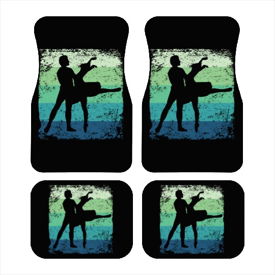 Ballet Dance Couple Vintage Ballerina Car Mats