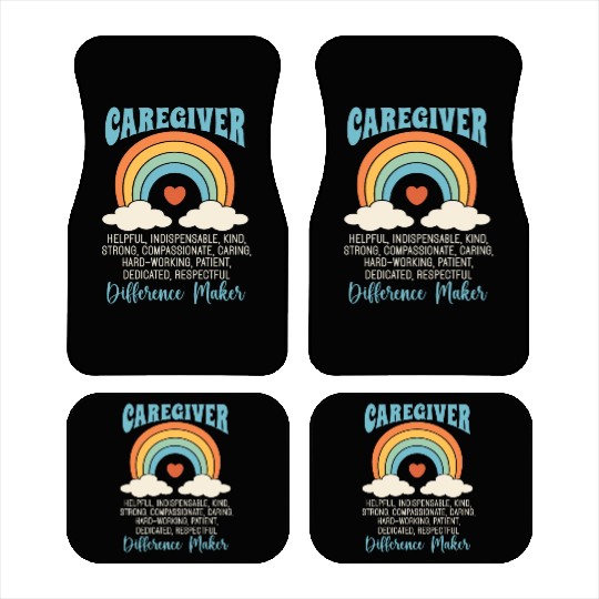 Caregiving Caregiver Helpful Independent Caregiver Car Mats