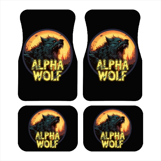Alpha Wolf Car Mats