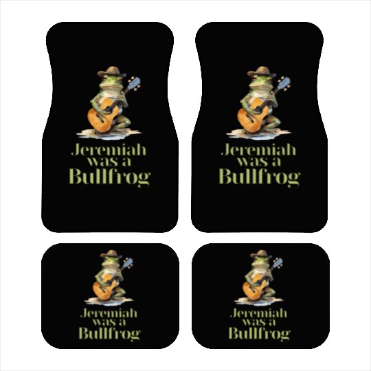 Jeremiah Was a Bullfrog - Classic Rock Car Mats