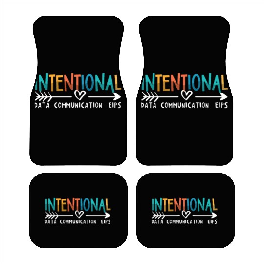 IEP Intentional Data Communication Autism Teacher Car Mats
