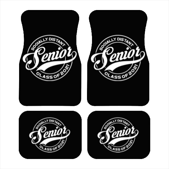 Graduating 2021 Senior Class Back To School Social Car Mats