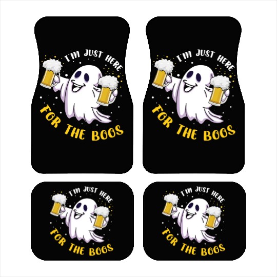 Alcohol Ghost Beer Lover Lazy Creepy Halloween Car Mats