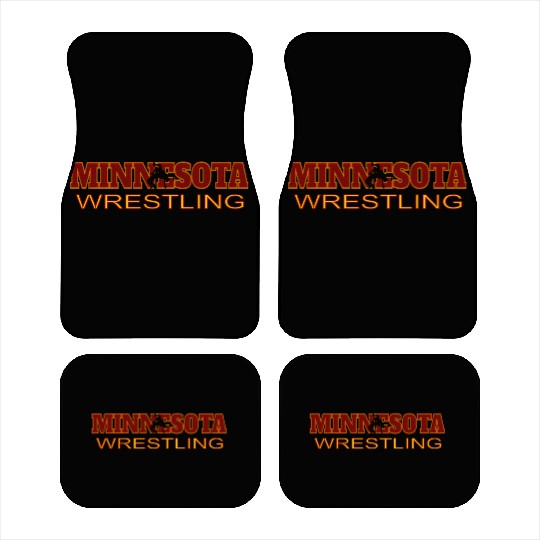 Minnesota Wrestling Freestyle Wrestler State Pride Car Mats