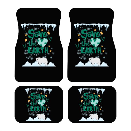 Save our Planet Earth, Save our beautiful animals Car Mats