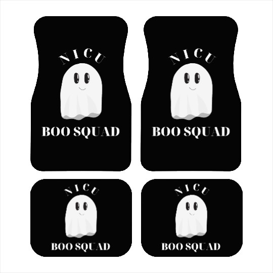 Cute NICU Halloween | NICU Boo Squad design Car Mats