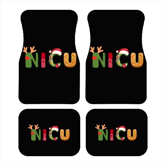 Cute NICU Christmas design Car Mats