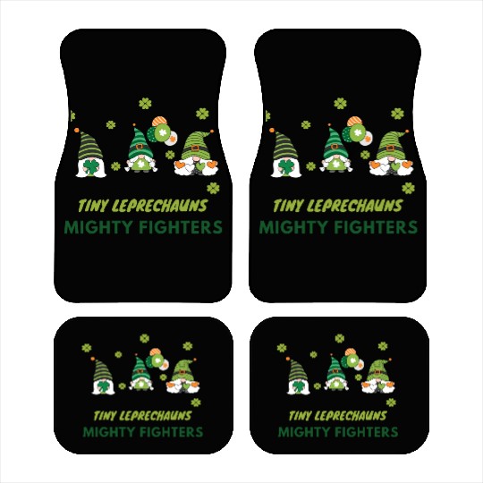Cute NICU St. Patrick's design Car Mats